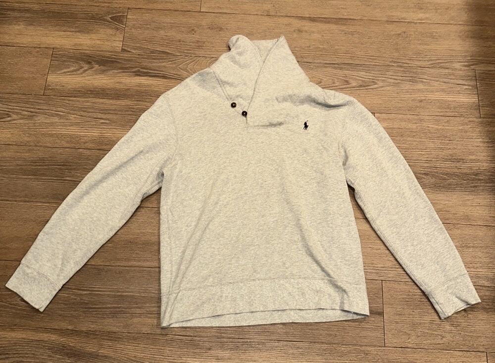 Polo Ralph Lauren Pullover Sweater In Gray Mens Size Large